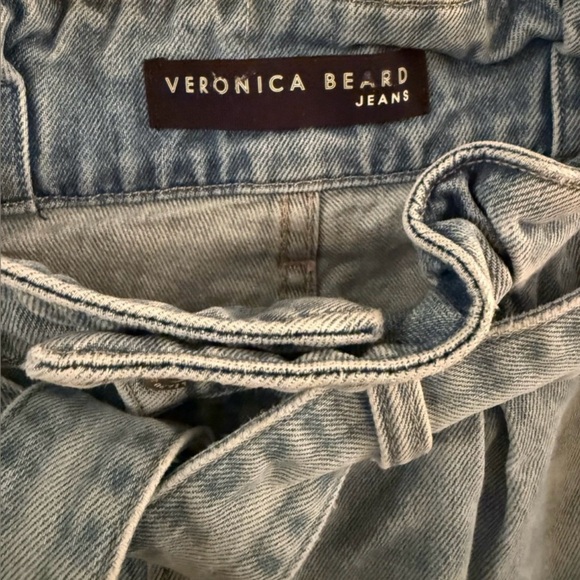 Veronica Beard Nori Paperbag Denim Shorts - Picture 8 of 9